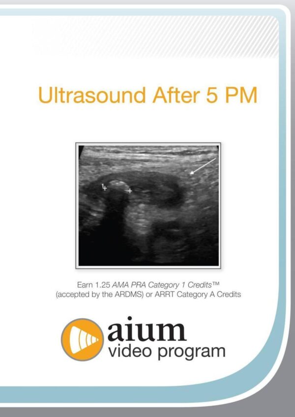 Aium Ultrasound After 5 - Medical Course Shop | Board Review Courses