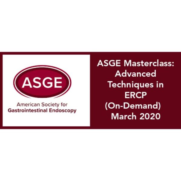 Asge Masterclass: Advanced Techniques In Ercp (On-Demand) | March 2020 - Medical Course Shop | Board Review Courses