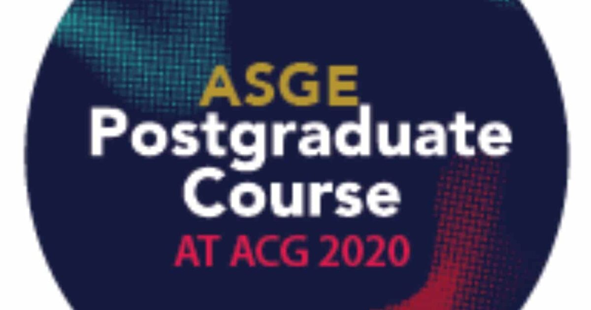 ASGE Virtual Postgraduate Course at ACG (On Demand) October 2020