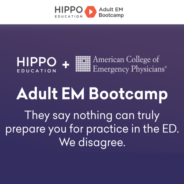Hippo : Adult Em Bootcamp &Amp;Amp; The Practice Of Emergency Medicine 2020 - Medical Course Shop | Board Review Courses