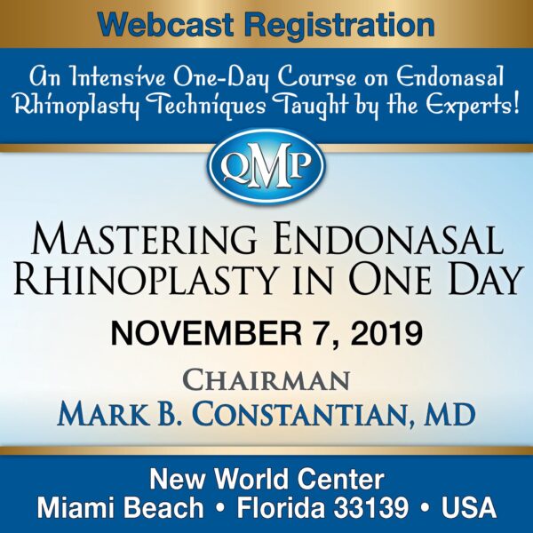 Live Webcast For Mastering Endonasal Rhinoplasty - Medical Course Shop | Board Review Courses