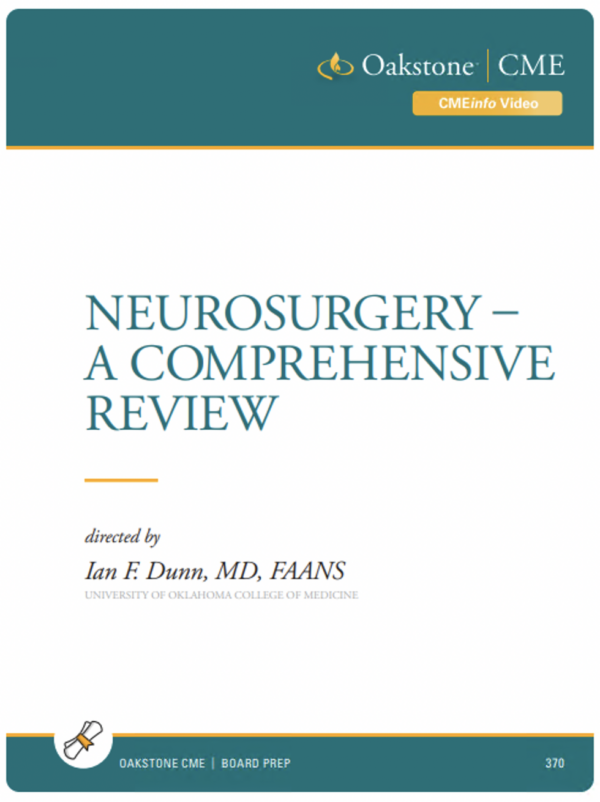 Neurosurgery – A Comprehensive Review 2021 - Medical Course Shop | Board Review Courses