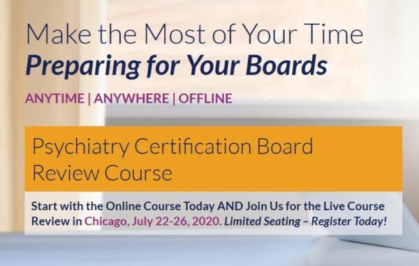 Psychiatry Certification Board Review Course 2020 (The Passmachine) (Cme Videos) - Medical Course Shop | Board Review Courses