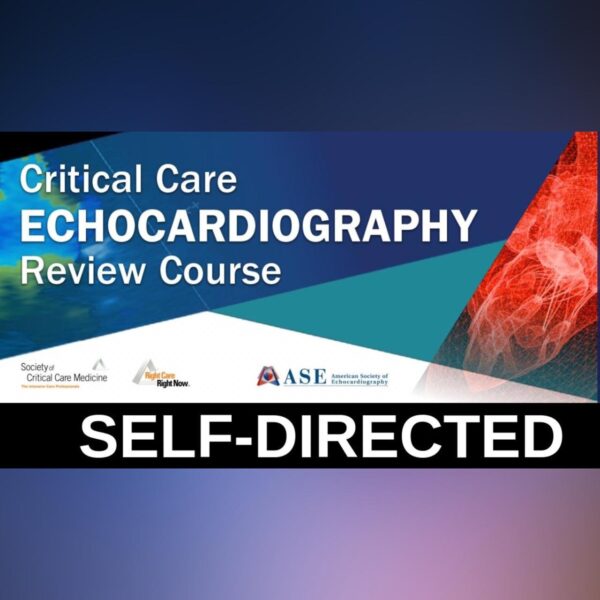 Sccm: Critical Care Echocardiography Review - Medical Course Shop | Board Review Courses