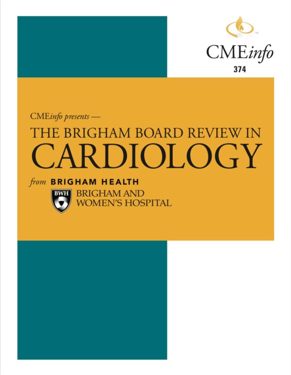 The Brigham Board Review In Cardiology 2021 - Medical Course Shop | Board Review Courses