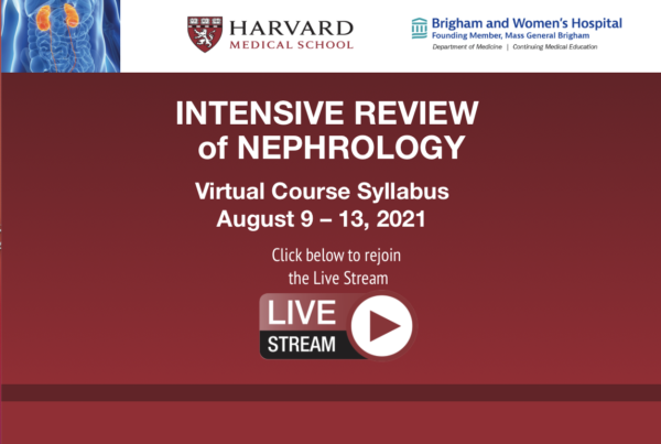 Harvard Intensive Review Of Nephrology 2021 - Medical Course Shop | Board Review Courses