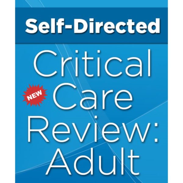 Sccm Multiprofessional Critical Care Review: Adult 2021 - Medical Course Shop | Board Review Courses