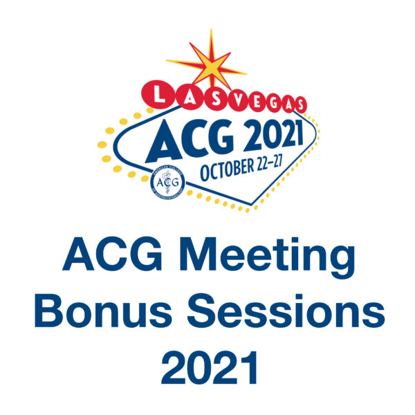 Acg Meeting Bonus Sessions 2021 - Medical Course Shop | Board Review Courses