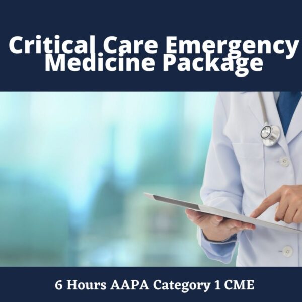 Critical Care Emergency Medicine Package - Medical Course Shop | Board Review Courses