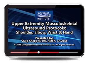 Gulfcoast Upper Extremity Musculoskeletal Ultrasound Protocols (Videos) - Medical Course Shop | Board Review Courses