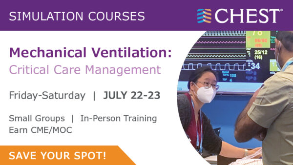 Chest : Mechanical Ventilation – Critical Care Management 2022 - Medical Course Shop | Board Review Courses