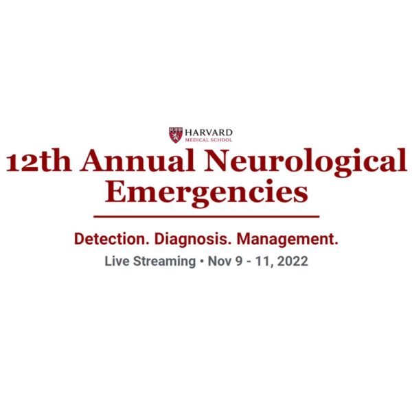 Harvard 12Th Annual Neurological Emergencies 2022 - Medical Course Shop | Board Review Courses