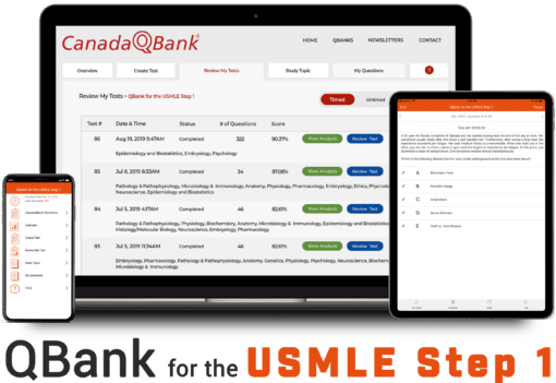 CanadaQbank USMLE Step 1 2022 Flashcards (PDF)